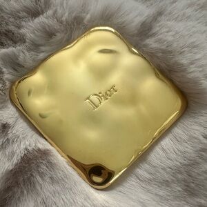 Christian Dior Square Gold-Tone Mirror • Vintage Dior • Brand New • Authentic
